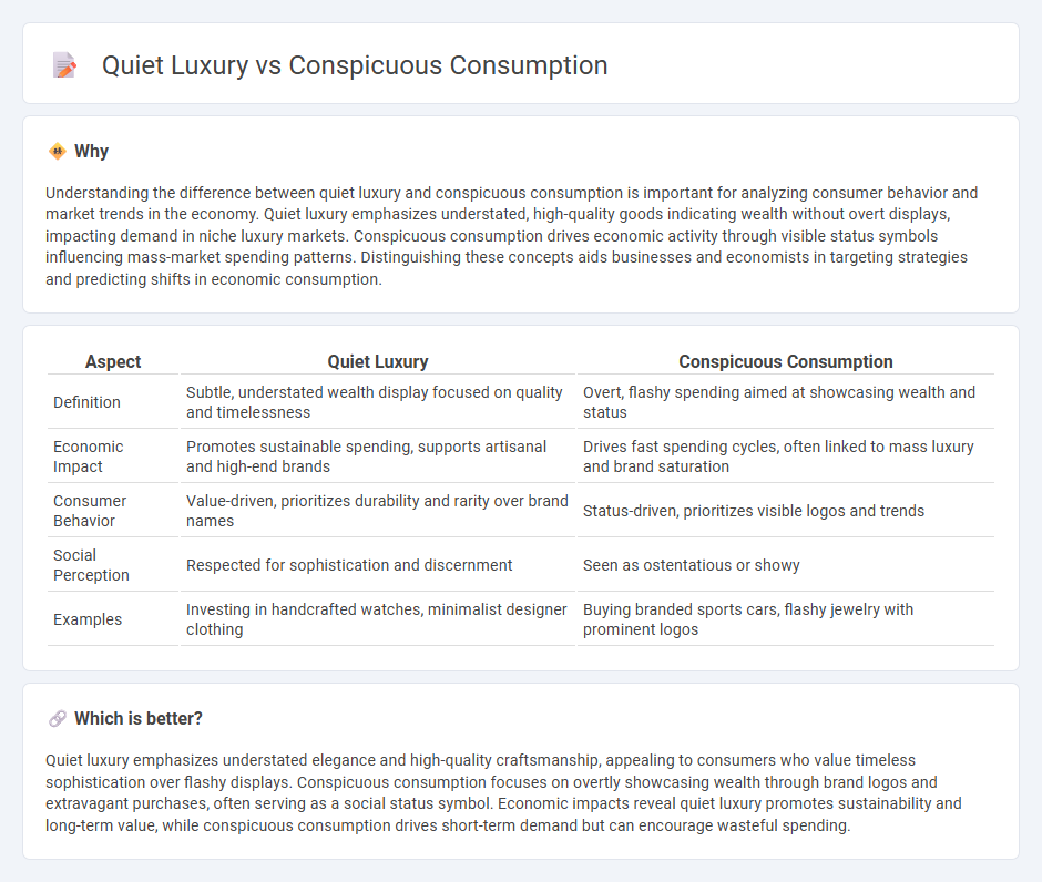 Quiet Luxury vs Conspicuous Consumption in Economy