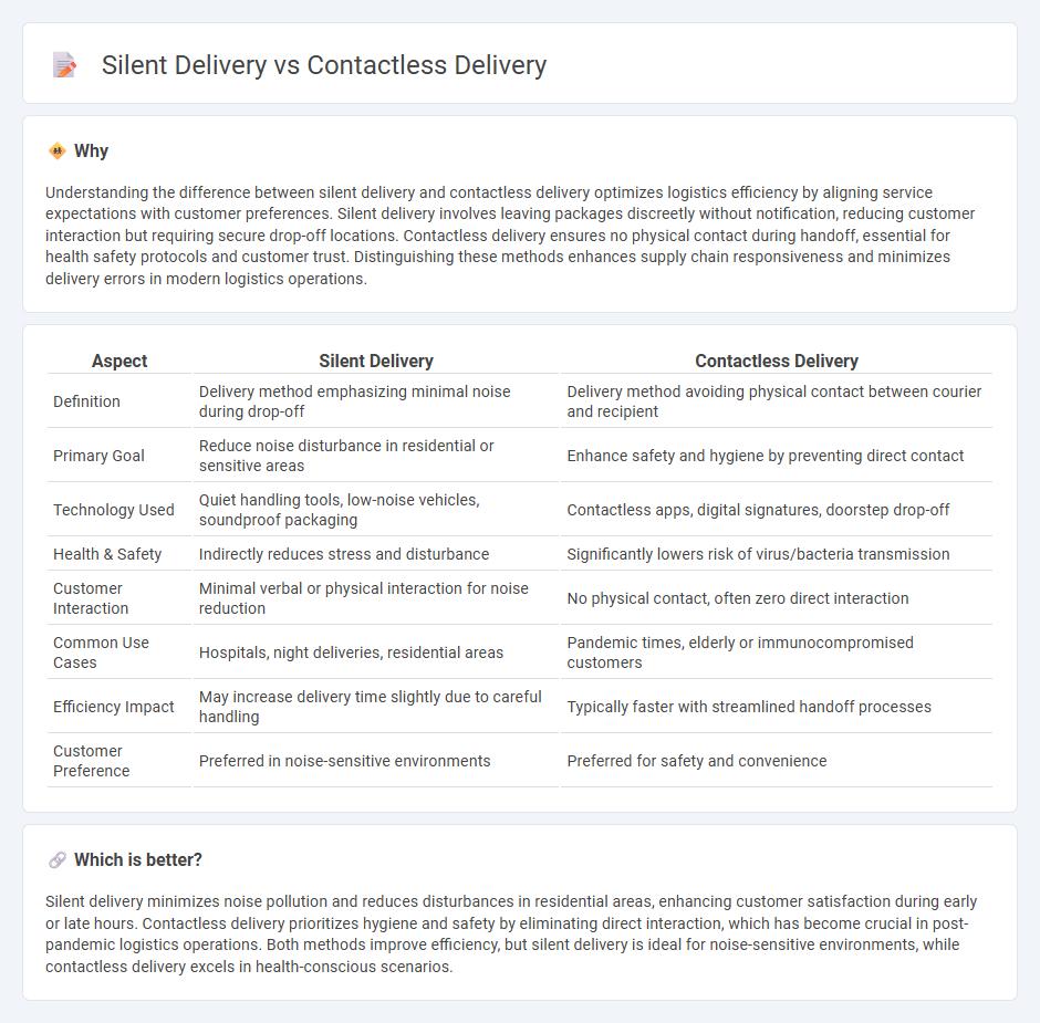 Silent Delivery vs Contactless Delivery in Logistics