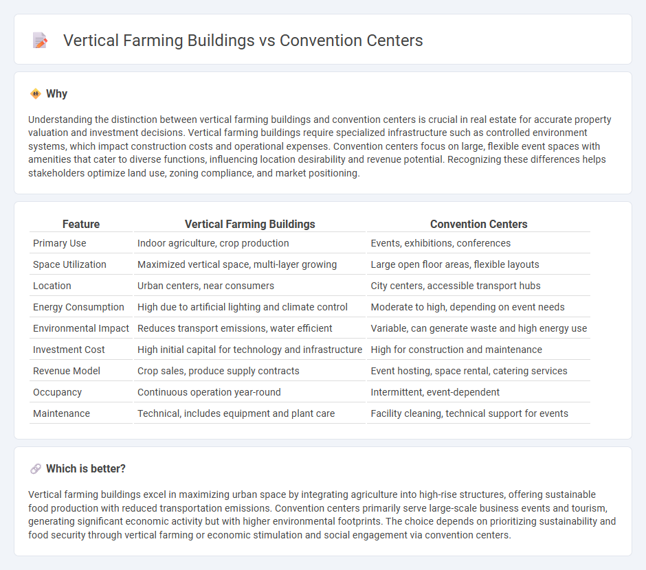 Vertical Farming Buildings vs Convention Centers in Real Estate