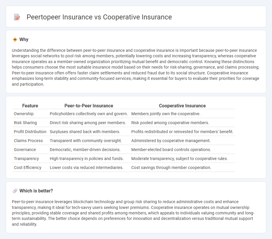 Peertopeer Insurance vs Cooperative Insurance in Insurance