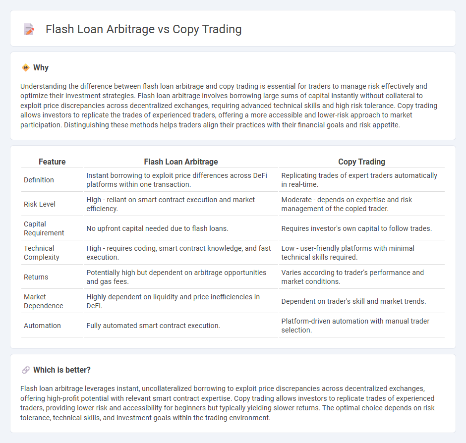 Flash Loan Arbitrage vs Copy Trading in Trading