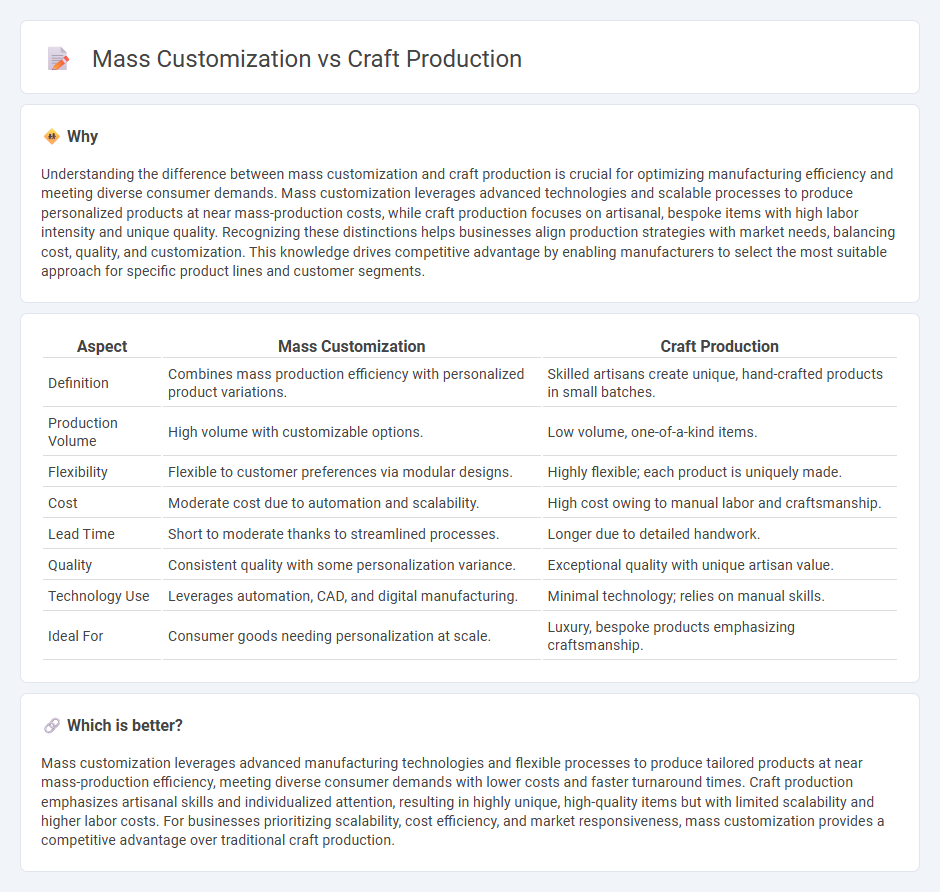Mass Customization vs Craft Production in Manufacturing