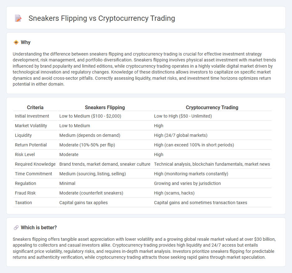 Sneakers Flipping vs Cryptocurrency Trading in Investment