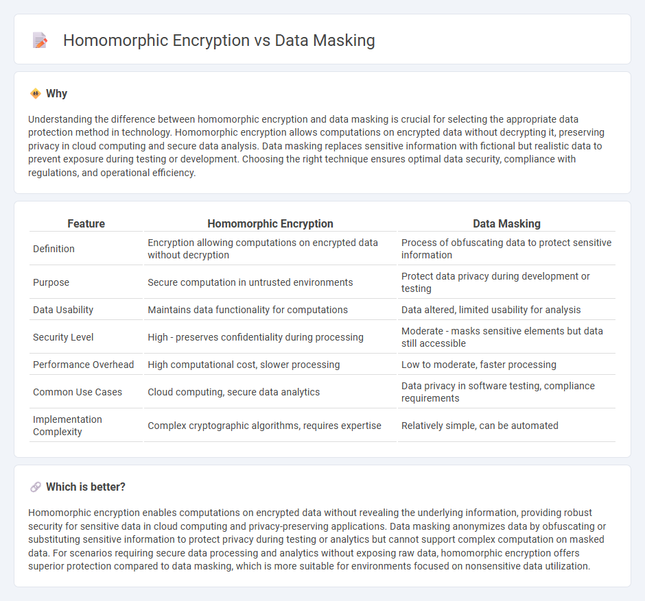 Homomorphic Encryption vs Data Masking in Technology