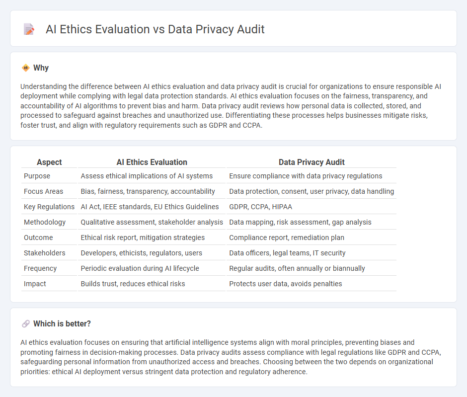 Ai Ethics Evaluation vs Data Privacy Audit in Consulting