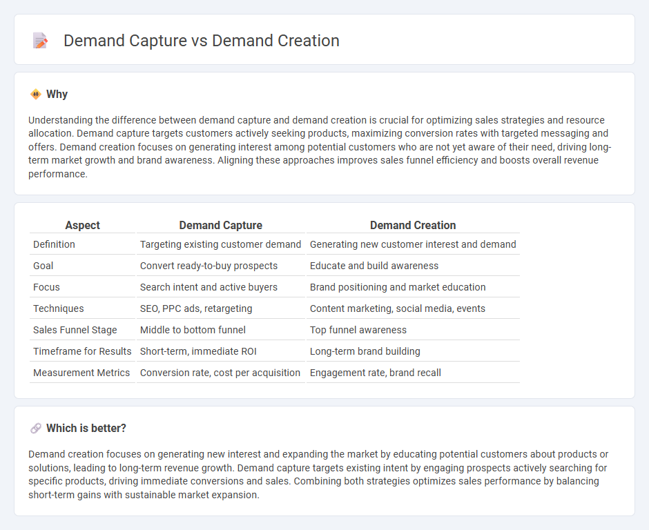 Demand Capture vs Demand Creation in Sales