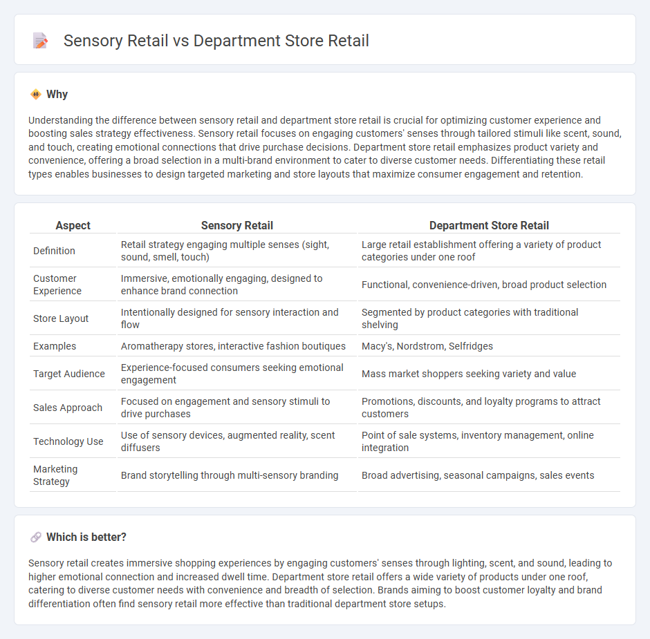 Sensory Retail vs Department Store Retail in Retail