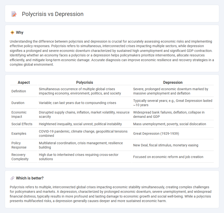 Polycrisis vs Depression in Economy