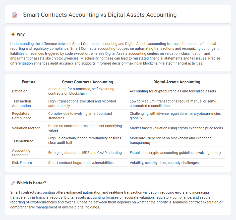 Smart Contracts Accounting vs Digital Assets Accounting in Accounting