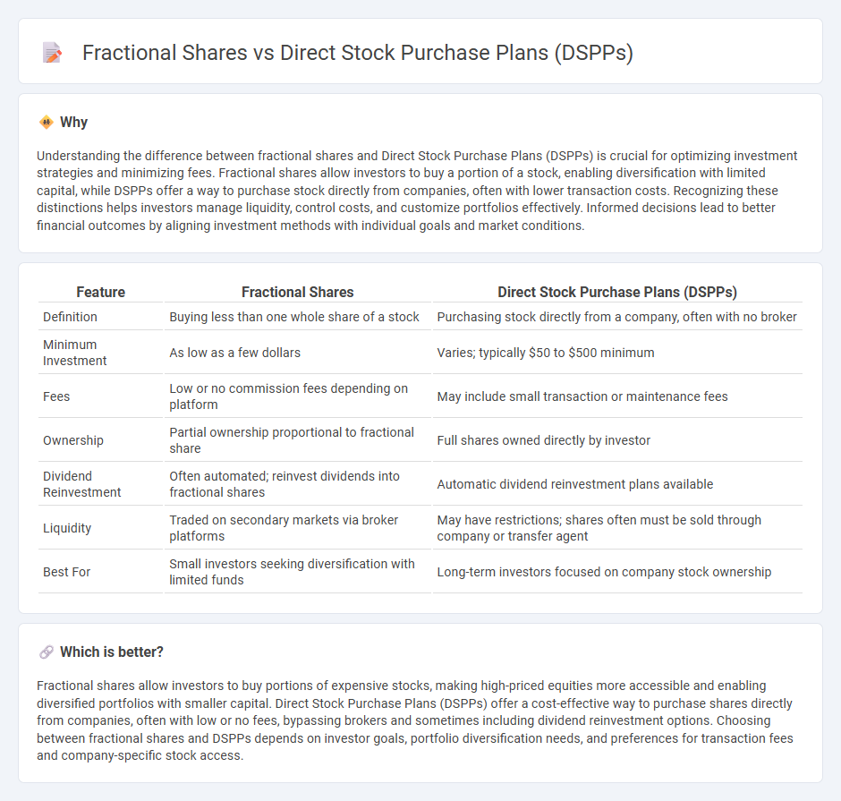 Fractional Shares vs Direct Stock Purchase Plans (Dspps) in Finance