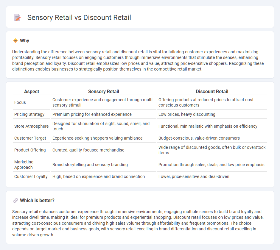 Sensory Retail vs Discount Retail in Retail