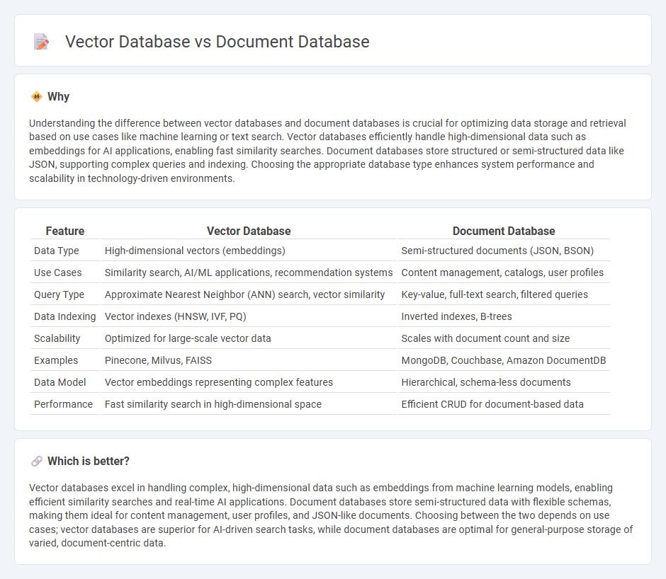 Vector Database vs Document Database in Technology