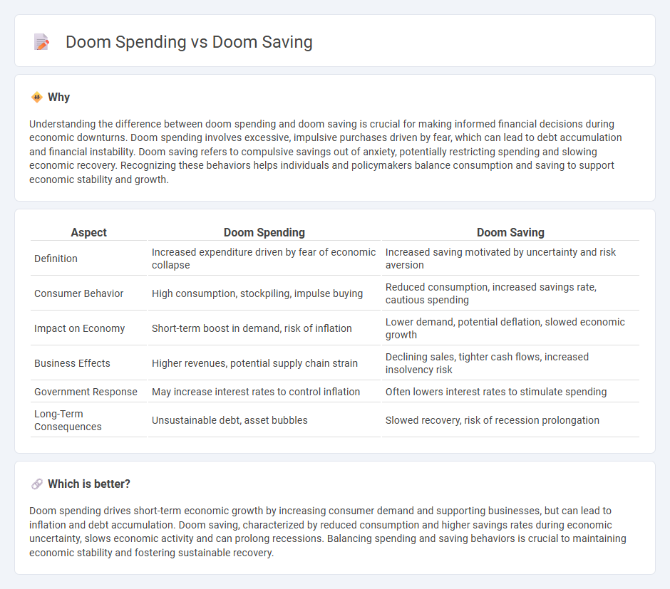 Doom Spending vs Doom Saving in Economy
