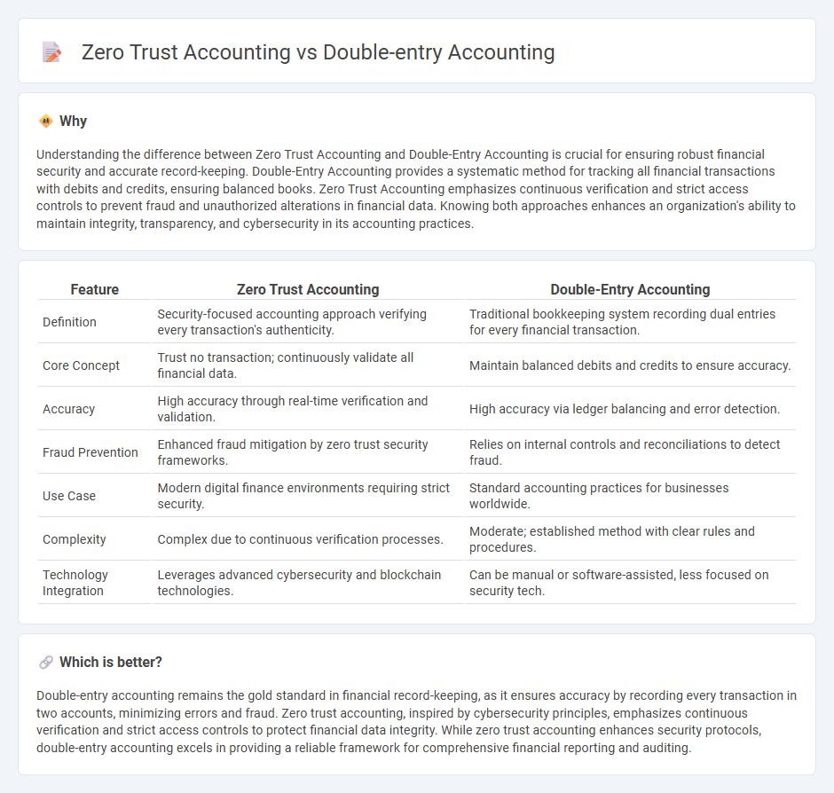 Zero Trust Accounting vs Double-Entry Accounting in Accounting