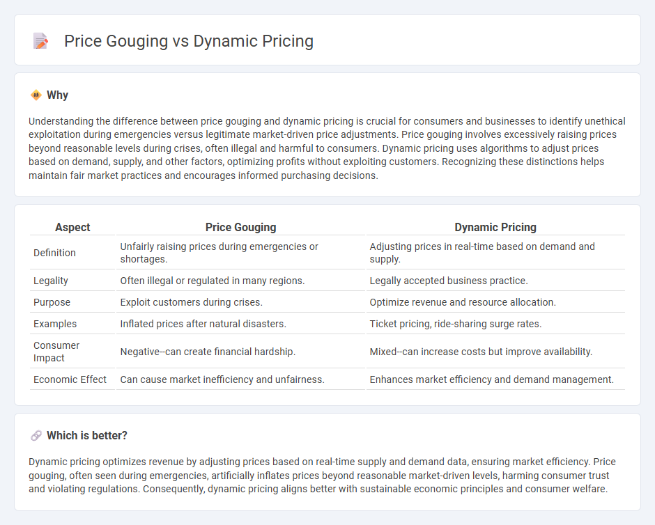 Price Gouging vs Dynamic Pricing in Economy