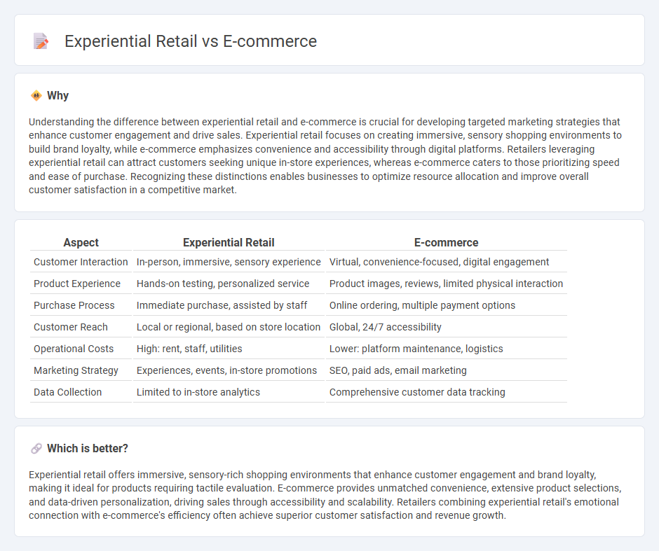 Experiential Retail vs E-Commerce in Retail