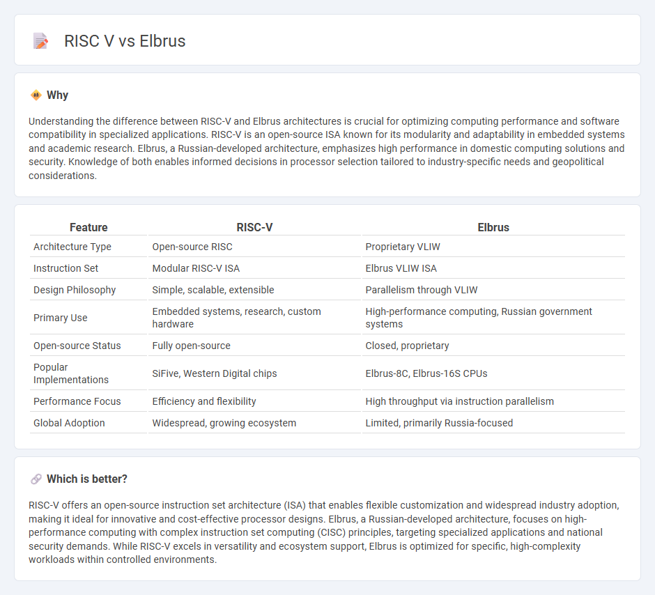 Risc V vs Elbrus in Technology