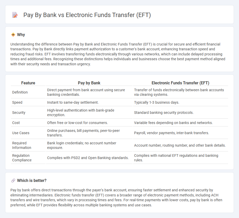Pay By Bank vs Electronic Funds Transfer (Eft) in Banking