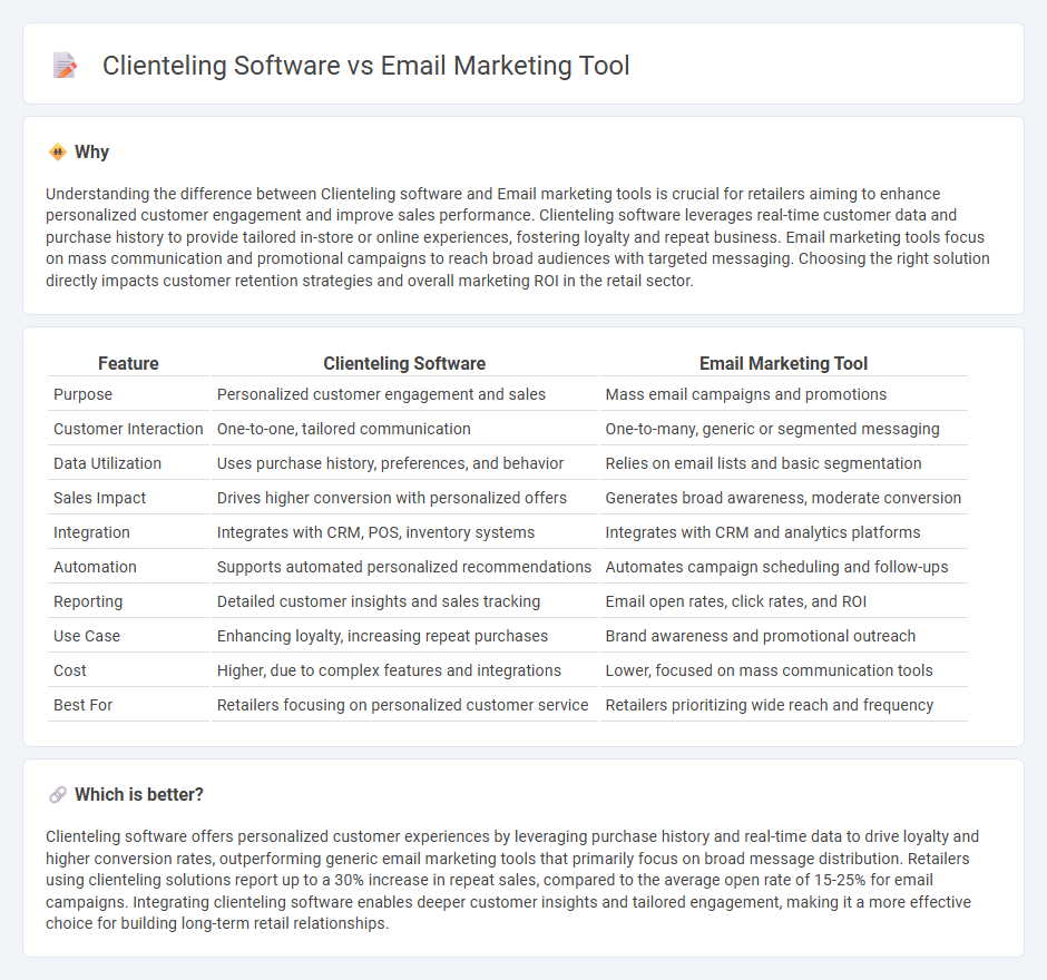 Clienteling Software vs Email Marketing Tool in Retail
