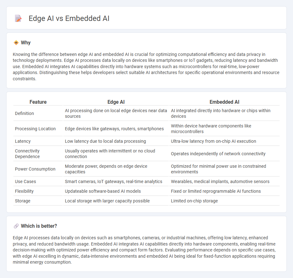 Edge Ai vs Embedded Ai in Technology