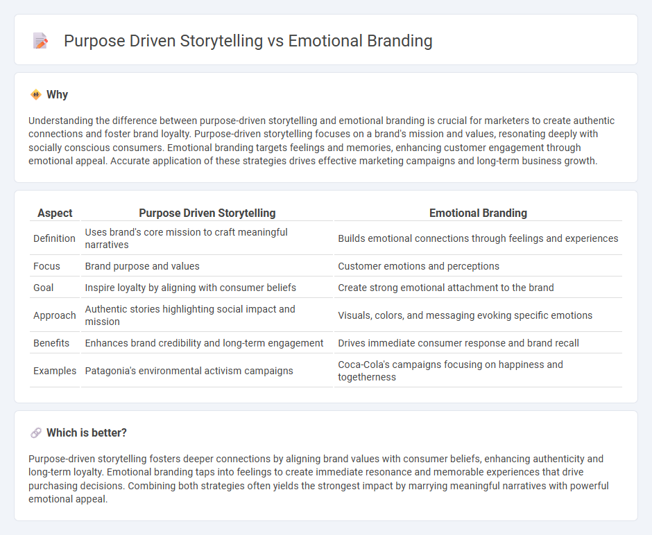 Purpose Driven Storytelling vs Emotional Branding in Marketing