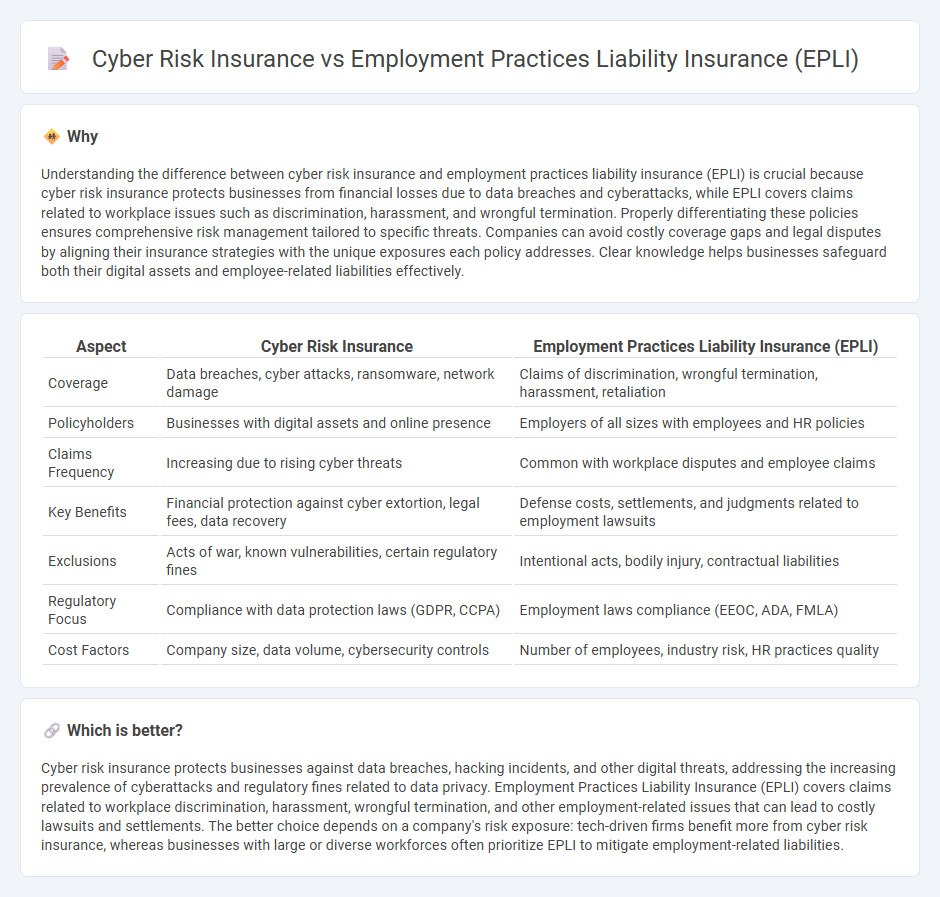 Cyber Risk Insurance vs Employment Practices Liability Insurance (Epli) in Insurance