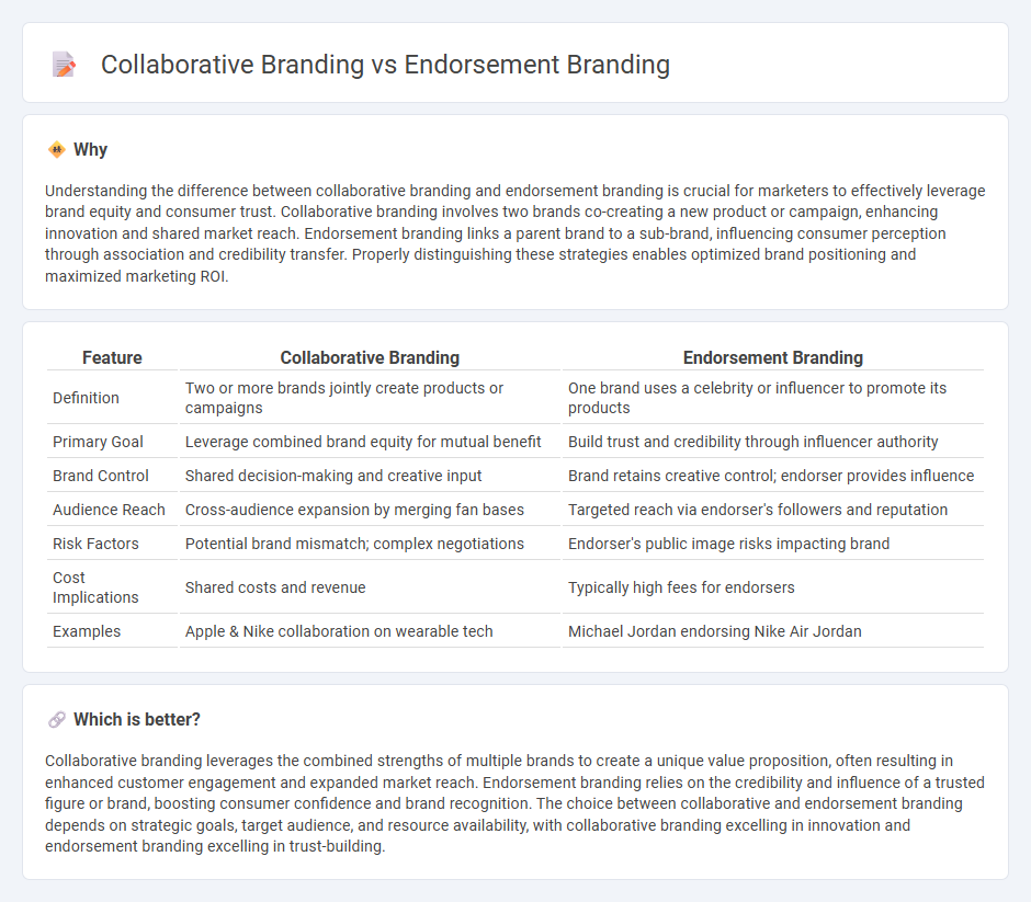 Collaborative Branding vs Endorsement Branding in Marketing