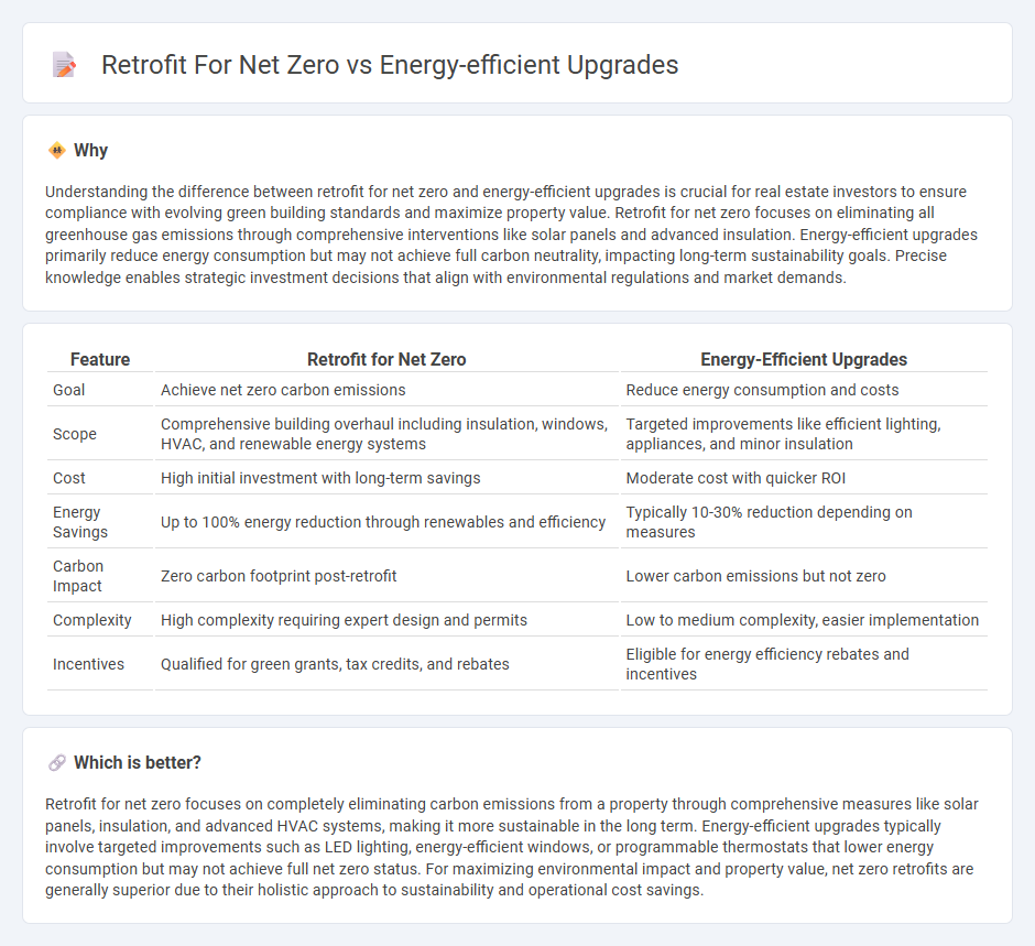 Retrofit For Net Zero vs Energy-Efficient Upgrades in Real Estate