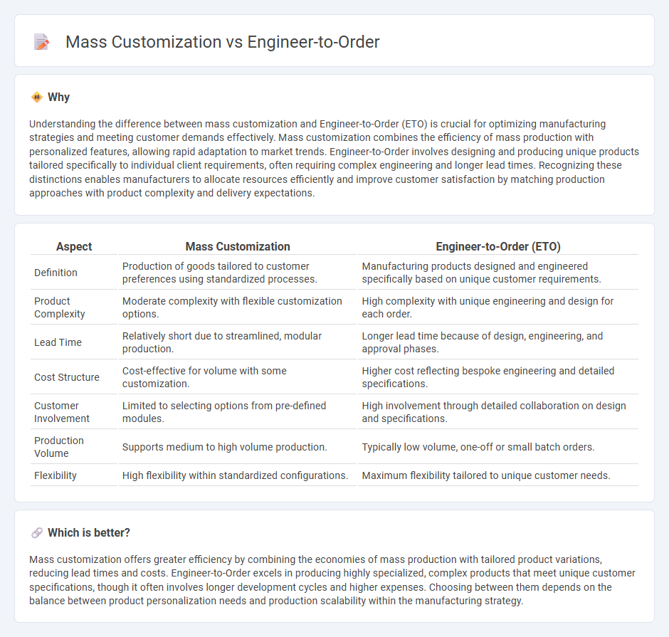 Mass Customization vs Engineer-To-Order in Manufacturing