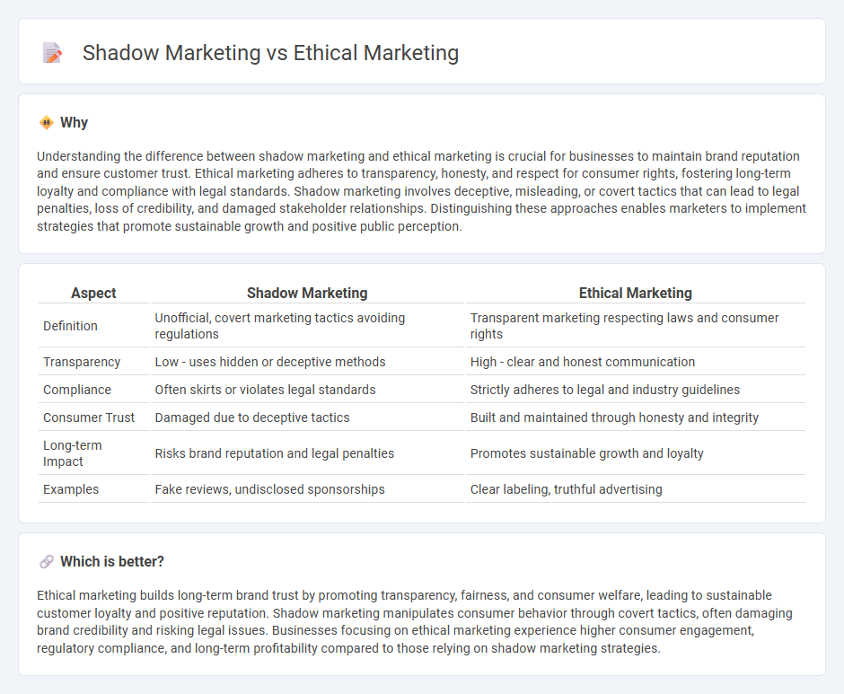 Shadow Marketing vs Ethical Marketing in Marketing