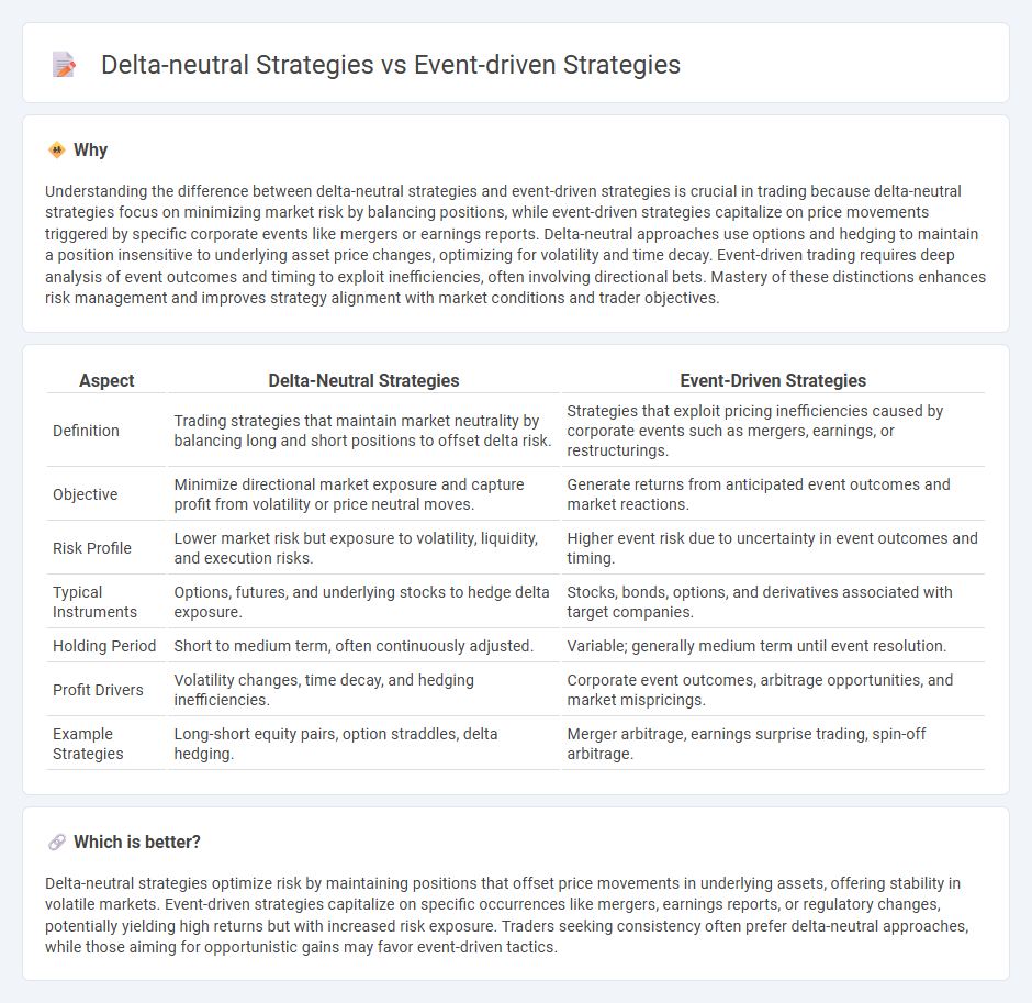 Delta-Neutral Strategies vs Event-Driven Strategies in Trading