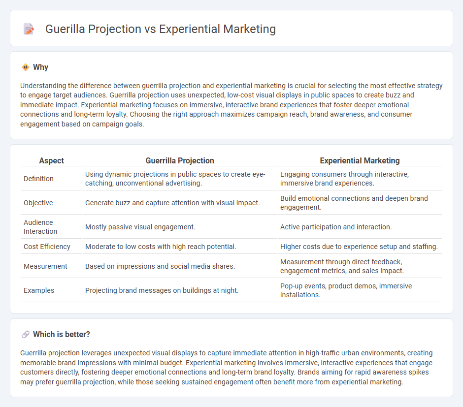 Guerilla Projection vs Experiential Marketing in Marketing