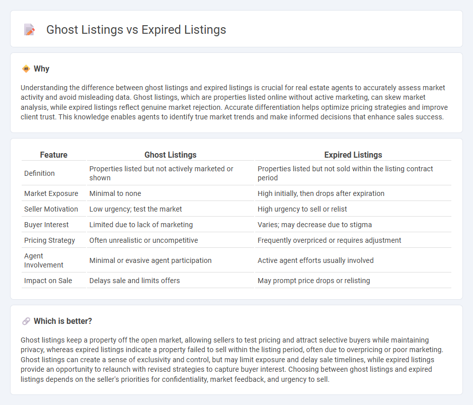 Ghost Listings vs Expired Listings in Real Estate