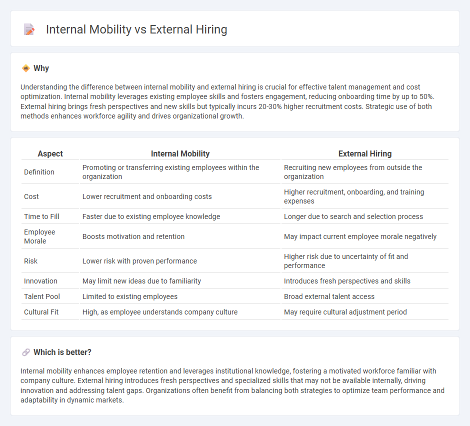 Internal Mobility vs External Hiring in Management
