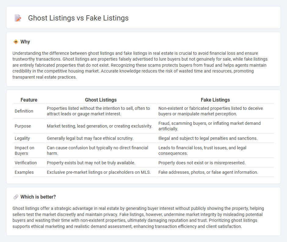 Ghost Listings vs Fake Listings in Real Estate