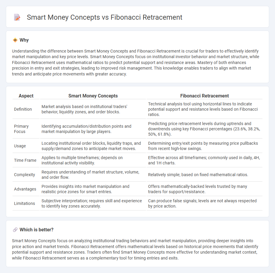 Smart Money Concepts vs Fibonacci Retracement in Trading