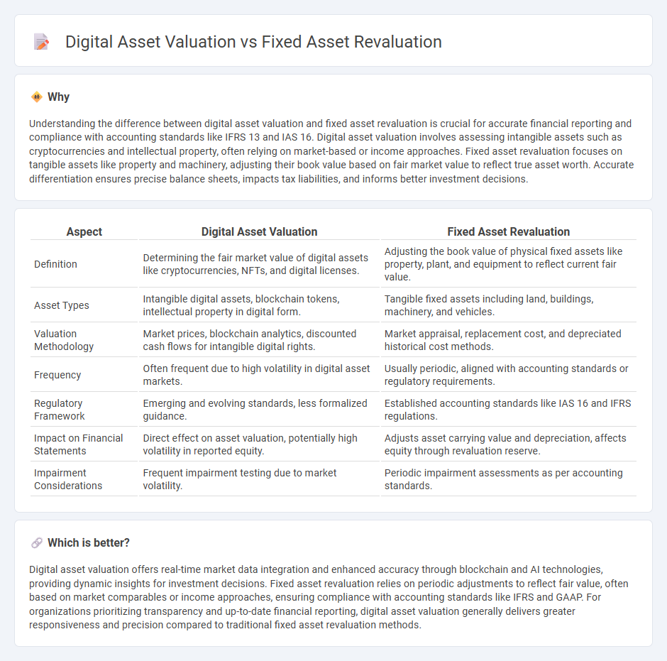 Digital Asset Valuation vs Fixed Asset Revaluation in Accounting