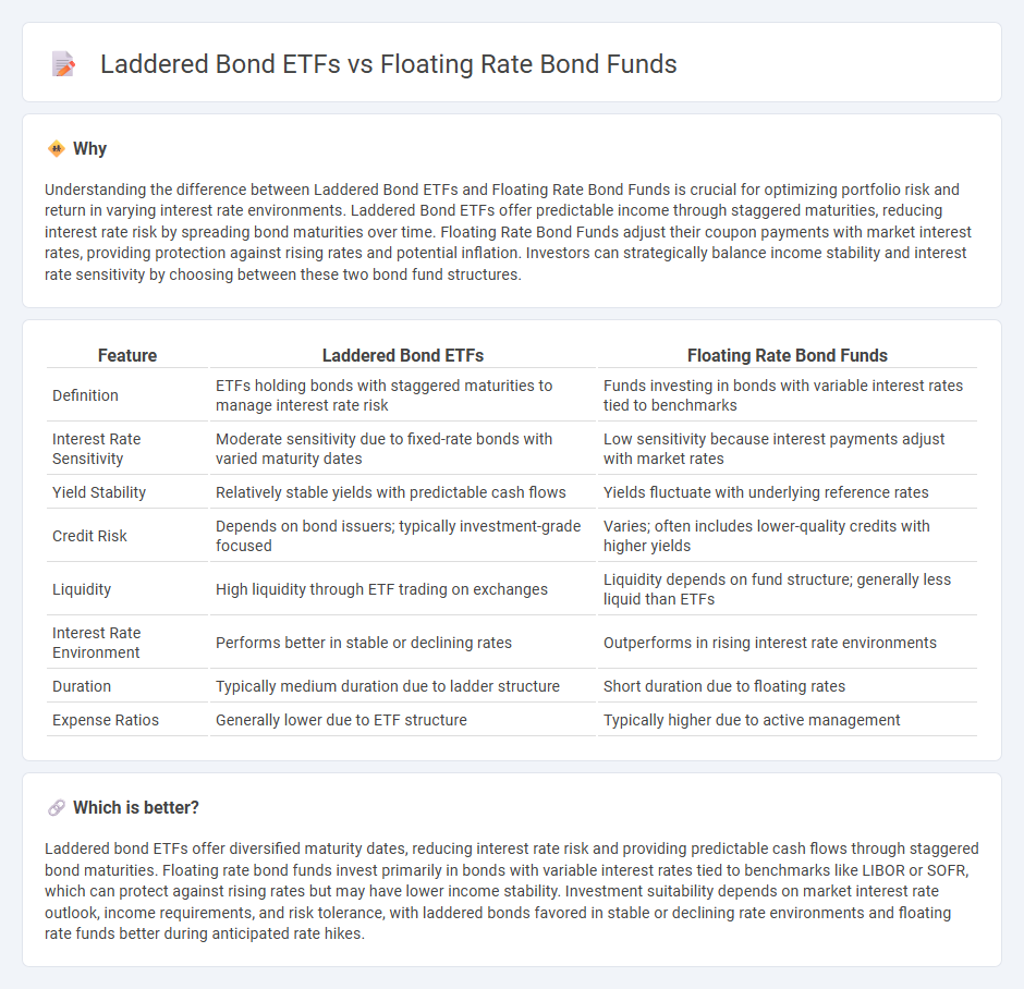 Laddered Bond Etfs vs Floating Rate Bond Funds in Finance