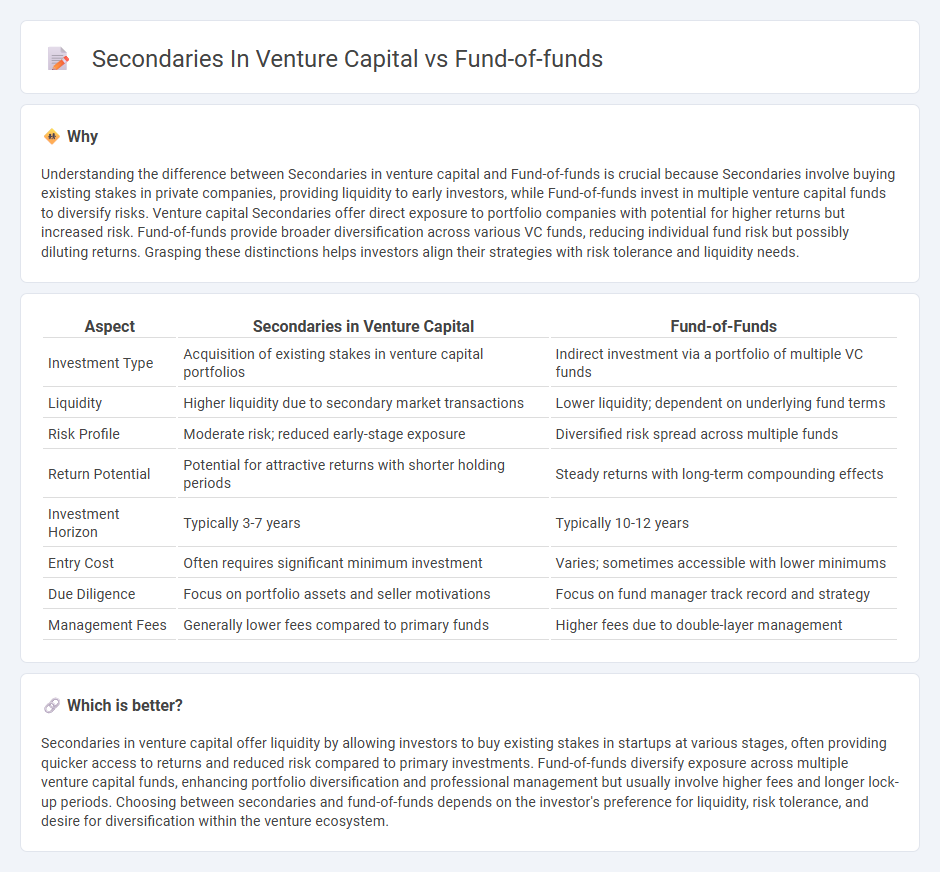 Secondaries In Venture Capital vs Fund-Of-Funds in Investment