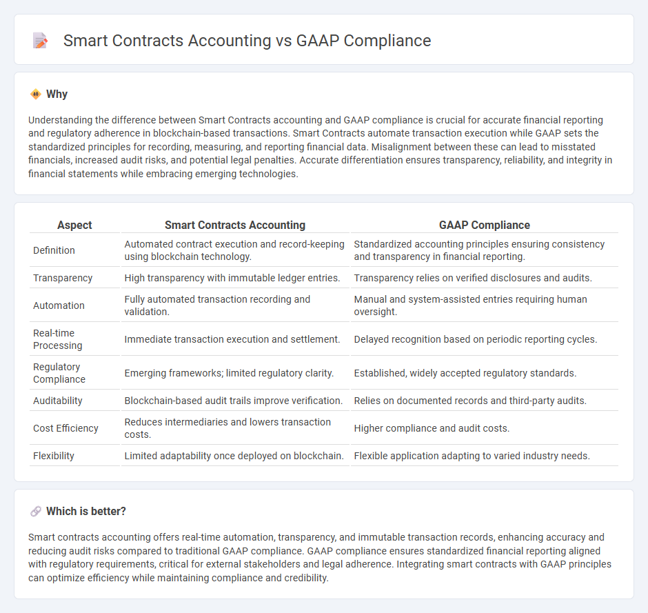 Smart Contracts Accounting vs Gaap Compliance in Accounting
