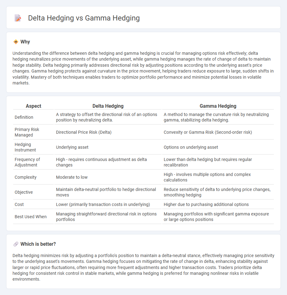 Delta Hedging vs Gamma Hedging in Trading