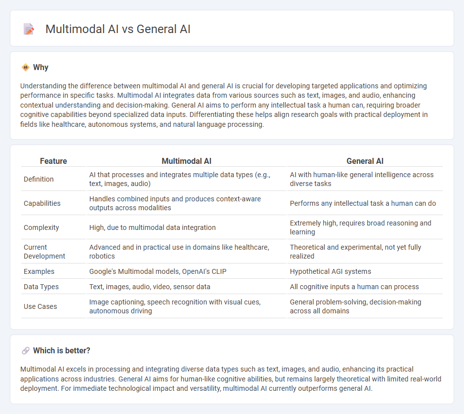 Multimodal Ai vs General Ai in Technology