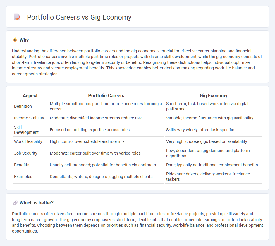 Portfolio Careers vs Gig Economy in Employment