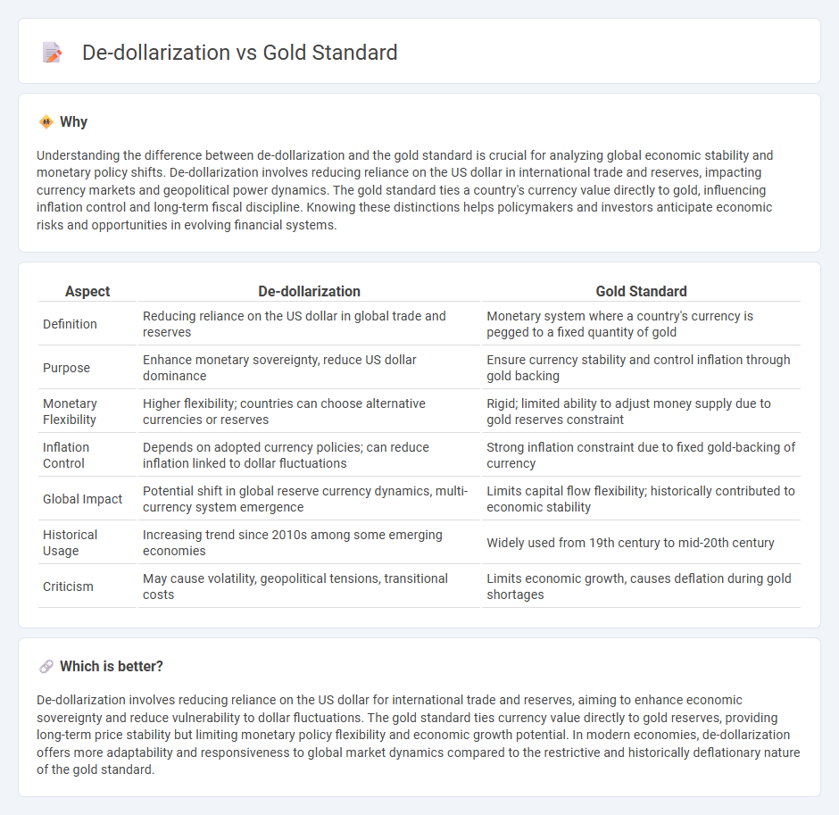 De-Dollarization vs Gold Standard in Economy