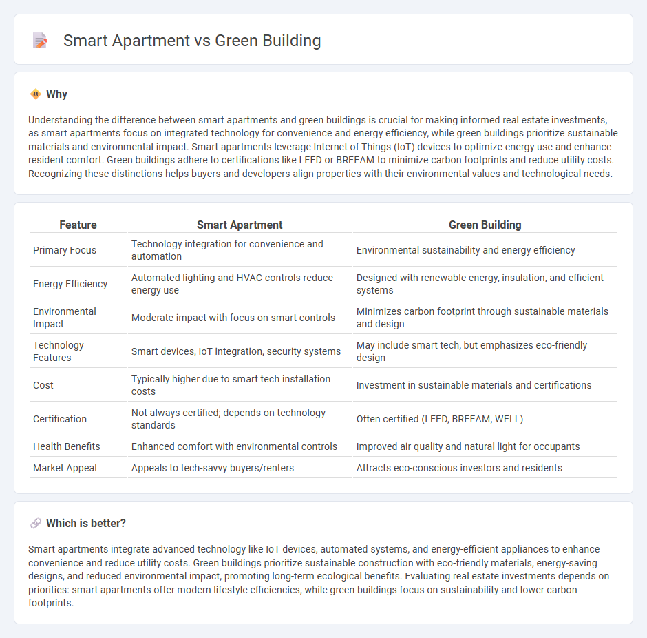 Smart Apartment vs Green Building in Real Estate
