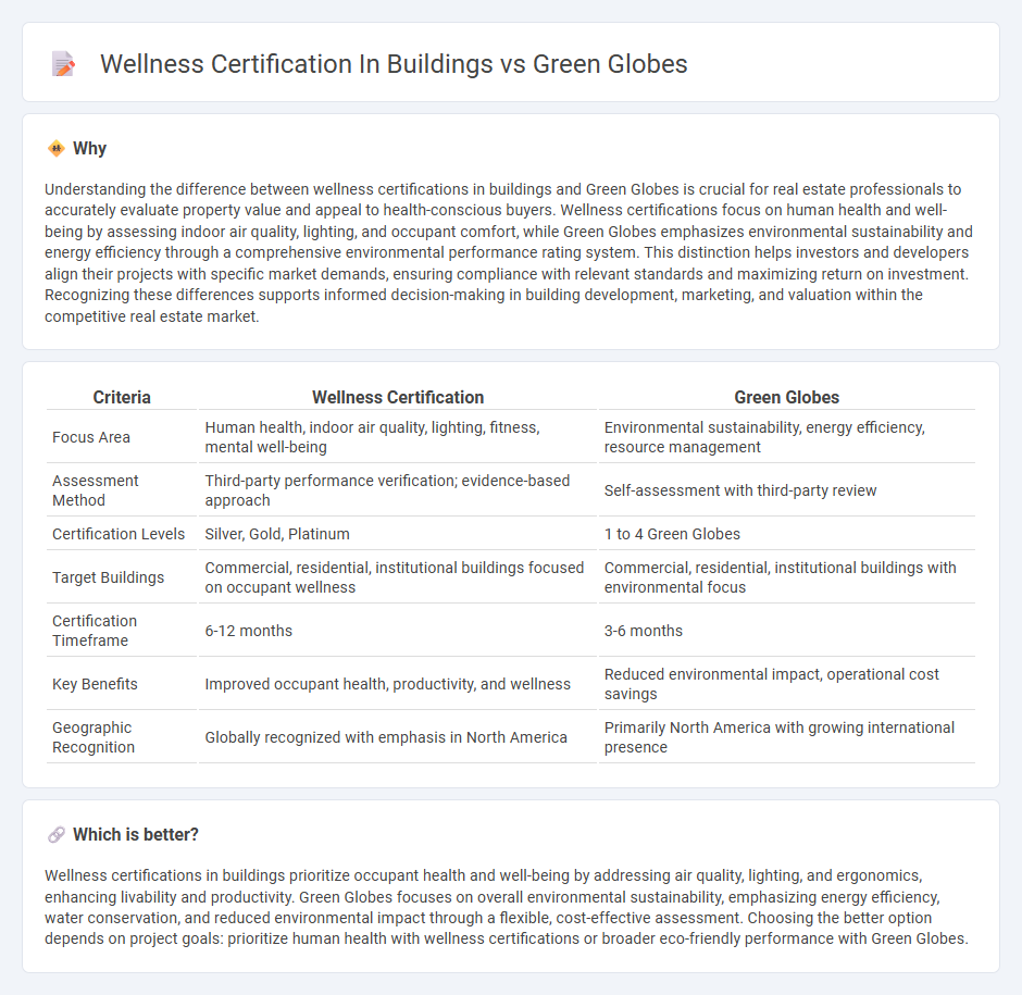 Wellness Certification In Buildings vs Green Globes in Real Estate