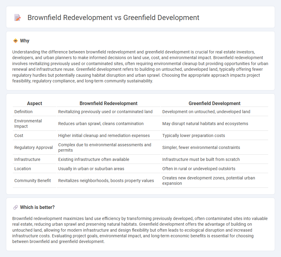 Brownfield Redevelopment vs Greenfield Development in Real Estate