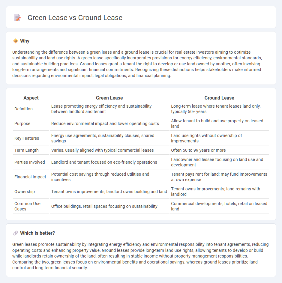 Green Lease vs Ground Lease in Real Estate