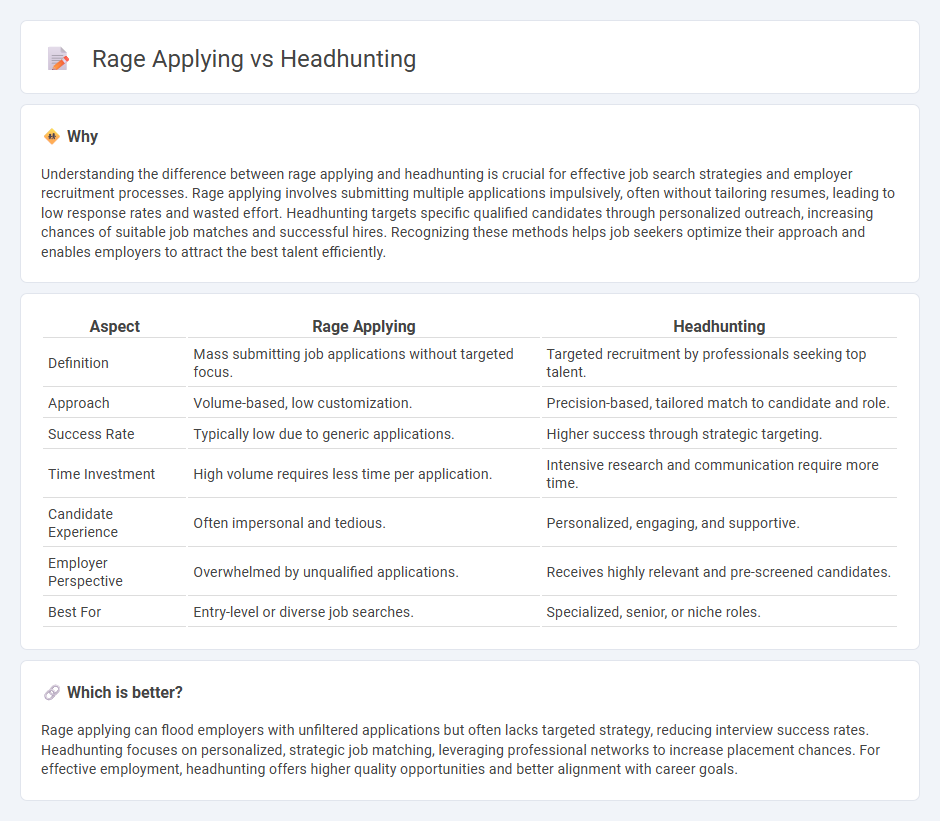 Rage Applying vs Headhunting in Employment