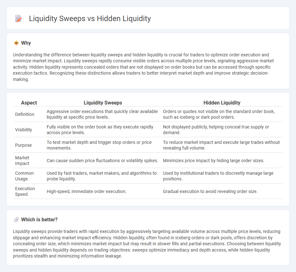 Liquidity Sweeps vs Hidden Liquidity in Trading